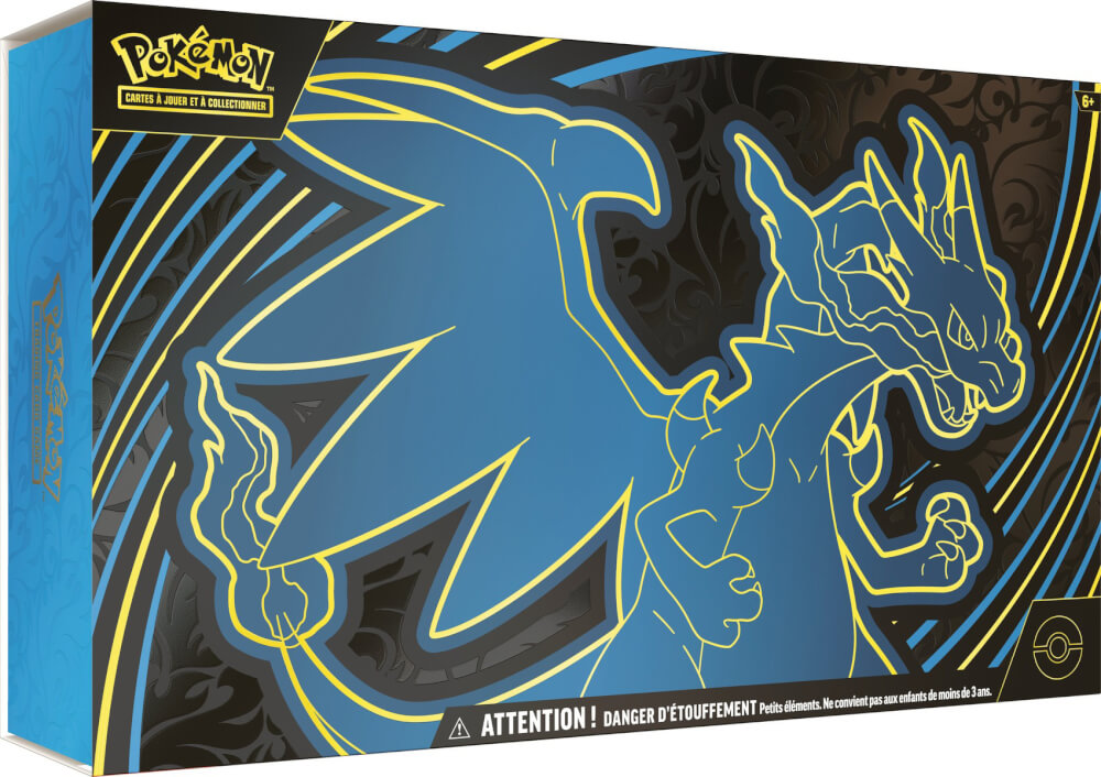 Visuel du coffret Pokémon 2025 Collection Ultra-Premium de Méga-Dracaufeu X
