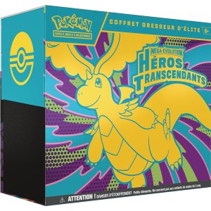 coffret Pokémon ETB Héros Transcendants Méga-Dracolosse