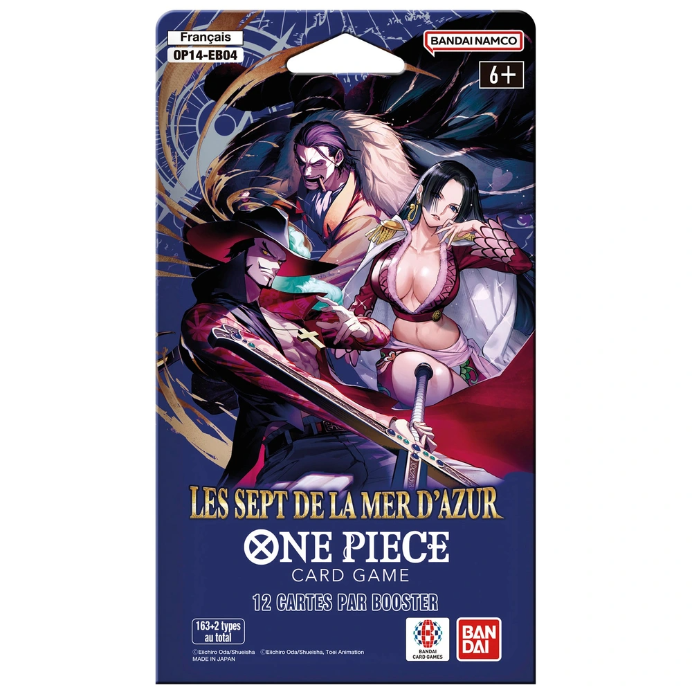Blister cartes JCC One Piece - OP14 Les Sept de la Mer d'Azur