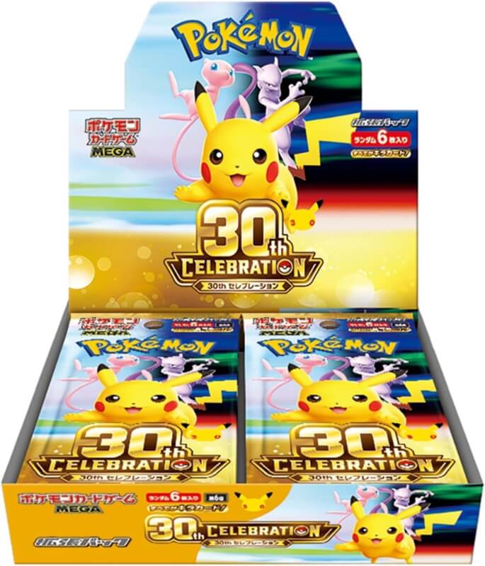 Visuel de la display Japonaise Pokémon M6a 30th Celebration