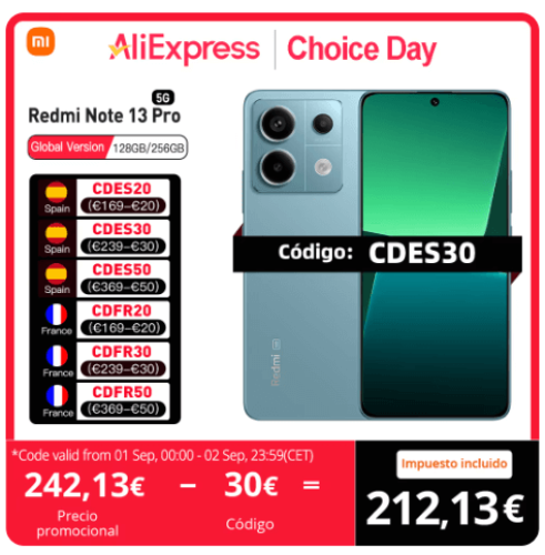 Xiaomi Redmi Note 13 Pro 5G 128 GB/256 GB