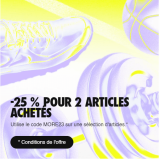 Nike : -25 % pour 2 articles achetés