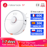 Aspirateur robot laveur Roborock S7 – Blanc ou Noir – 394,31€