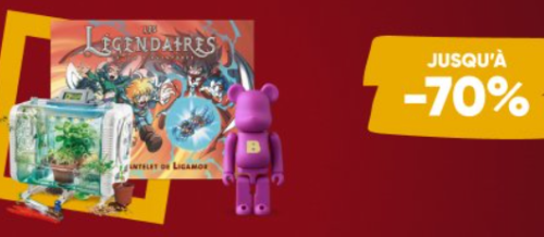 (Fnac) Soldes jusqu&rsquo;à -70% sur une sélection de jeux et jouets
