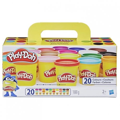 Play-Doh, Pack 20 Pots de pate a modeler