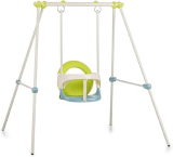 Smoby – Balançoire pour bébé dès 6 mois en métal Baby Swing – Intérieur/Extérieur – 118 cm