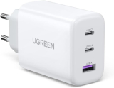 UGREEN 65W Chargeur USB C Rapide 3 Ports GaN Tech
