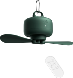 -45% JISULIFE Ventilateur de camping 8000mAh à piles, rechargeable par USB