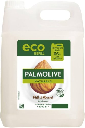 PALMOLIVE- Savon liquide “Mains soin délicat Amande & Lait” – Bidon de 5 L