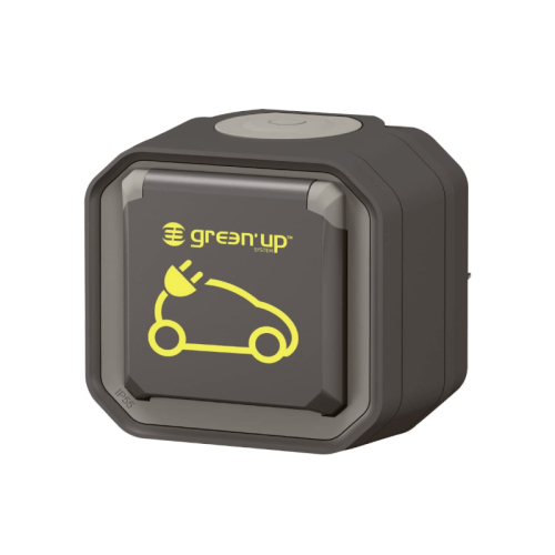 Prise de recharge de véhicule électrique Green&rsquo;up Access LEGRAND plexo 2P+T 16A 230V