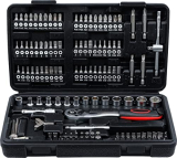 BGS DIY – Coffret d’embouts et douilles 130 pièces, 6,3 mm (1/4″)