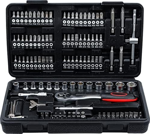 BGS DIY – Coffret d’embouts et douilles 130 pièces, 6,3 mm (1/4″)