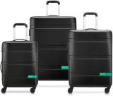 DELSEY PARIS x United Colors of Benetton – Set de 3 valises rigides 55cm/ 66cm/ 76cm