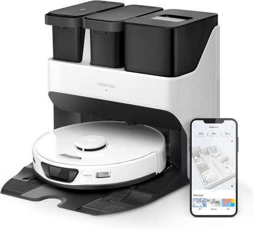 Roborock S7 Max Ultra –  Aspirateur robot laveur avec station 5500Pa à 582€