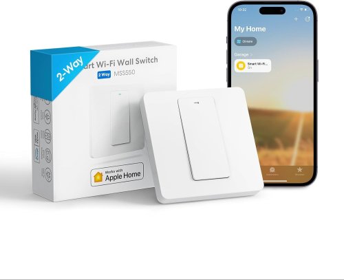 Meross Interrupteur va et vient intelligent WiFi (Apple HomeKit,Siri, Alexa,Google Home et SmartThings)