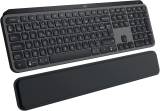 Logitech MX Keys S PLUS – Clavier sans fil et repose poignet, Rétroéclairé