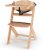 Kinderkraft ENOCK – Chaise haute évolutive 3 en 1 en bois naturel bébé / enfant