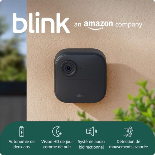 (Prime) Nouvelle caméra Blink Outdoor 4 + sonnette vidéo supplémentaire Blink