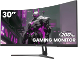 CRUA Ecran PC Gamer incurvé 30” 200 Hz WFHD, VA, 1ms, Ultra-Large 21:9