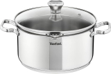 Tefal – Faitout en inox 4,7 l – Induction – Couvercle filtrant en verre