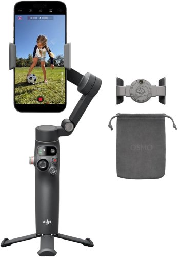 DJI Osmo Mobile 8 Bundle Standard – Stabilisateur smartphone (perche + trépied intégrés)