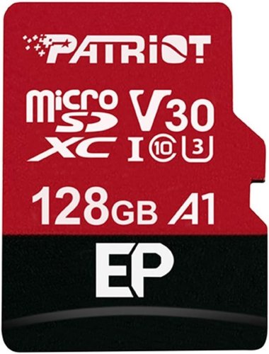 Patriot Memory – Carte mémoire MicroSDXC EP Series A1 – 128 Go