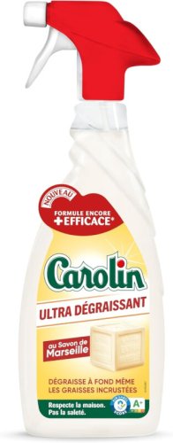Carolin – Pistolet nettoyant ultra dégraissant Savon de Marseille 650 ml