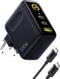Baseus Picogo – Chargeur USB C 100W, GaN – 2 ports USB-C et 1 USB-A