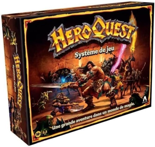 Jeu de société collaboratif HeroQuest, 2-5 joueurs (style Donjon)