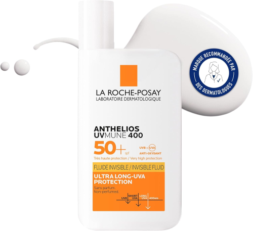 La Roche-Posay – Fluide invisible Anthelios UVMUNE 400 – Protection solaire SPF50