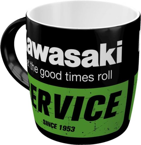 Nostalgic-Art – Mug à café rétro 330 ml en céramique – Kawasaki Service