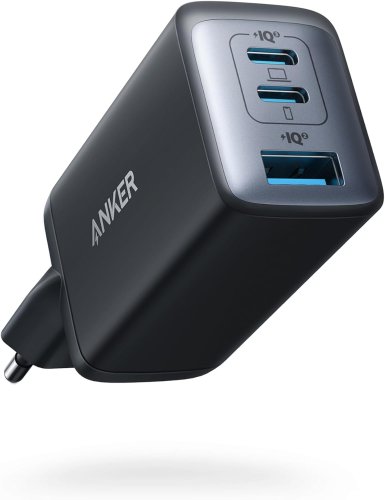 (Prime) Anker Chargeur USB-C Nano II 65 W,  3 Ports (1 USB-A et 2 USB-C)