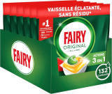 Fairy Original – 132 tablettes lave-vaisselle Tout-en-1 (22×6)