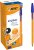 BIC Orange Original – Boîte de 20 stylos-bille Encre Bleu, pointe fine de 0,8 mm