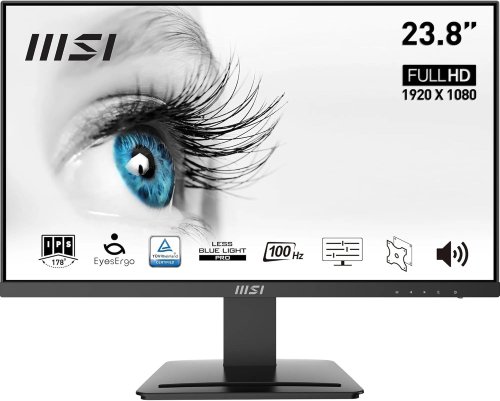 MSI Pro MP243X – Écran Bureautique 23.8″ Full HD – Dalle IPS 1920×1080, 100Hz