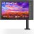 LG ERGO UltraFine – Ecran PC 4K 32&Prime; –  IPS, 5ms 60Hz, HDR 10, pied ergonomique réglable