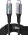 INIU Câble USB C 100W PD 5A Charge Rapide QC 4.0  – 2m, nylon tressé