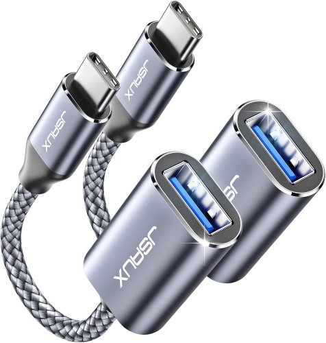 JSAUX Lot de 2 adaptateurs USB C vers USB 3.0 OTG Type C à 5,97€