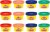 Play-Doh Pack de 12 pots de pâte à modeler à 5,99€