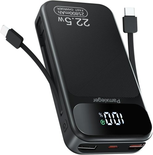 Batterie externe / Charge rapide 25800mAh 22.5W PD3.0 QC4.0 Pamxieger (USB C Input & Output)