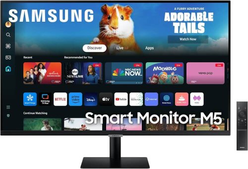 Écran Samsung Smart Monitor M5 32 » – Dalle VA, 60Hz, 4ms, Inclinable, 2 x HDMI