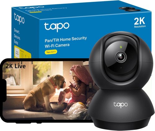 Tapo 2K(3MP) Caméra Surveillance WiFi intérieure 360°