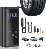 YUGUANG Compresseur à air portatif, 6000mAh 150PSI à 15,75€