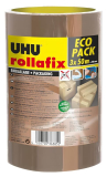 UHU Rollafix – Lot de 3 Rubans adhésifs d’emballage brun 50m x 50mm