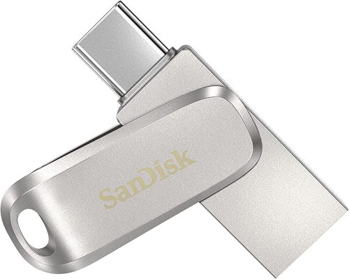 SanDisk Ultra Luxe 256 Go – Clé USB type-C double connectique