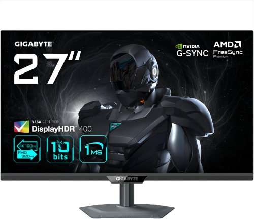 GIGABYTE G27U – Écran PC Gaming 27” 4K UHD – IPS, Mode Double (4K 160Hz ou FHD 320Hz)