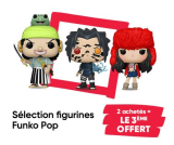 Fnac : 2 Funko Pop achetées : le 3ème offert (large sélection de figurines)