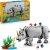LEGO Creator 3-en-1 Animaux sauvages : Le Rhinocéros majestueux et les oiseaux