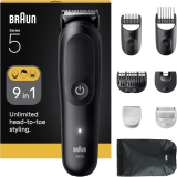 Braun Tondeuse  9-En-1 – Series 5, Lame ultra affûtée, 120 min d’autonomie