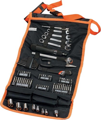 BLACK+DECKER Saccoche d&rsquo;accessoires / outils  77 pièces à 24,49€